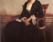 阿道夫·布盖罗的长女吉纳维夫·席琳的肖像 - 威廉·阿道夫·布格罗